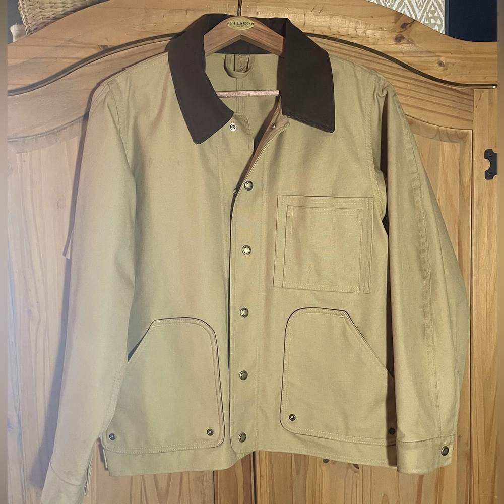 Filson Dry Finish Tin Cloth Cruiser Jacket